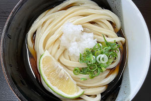 グリーンレモンぶっかけうどん大