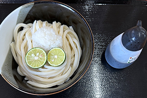 すだちしょうゆうどん大